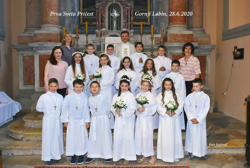 Prve Pričesti u Podlabinu, G. Labinu i Sv. Martinu